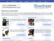 Tablet Screenshot of bowdraper.co.uk